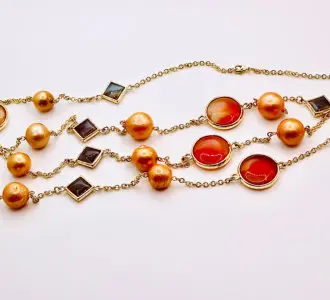 Orange Necklace